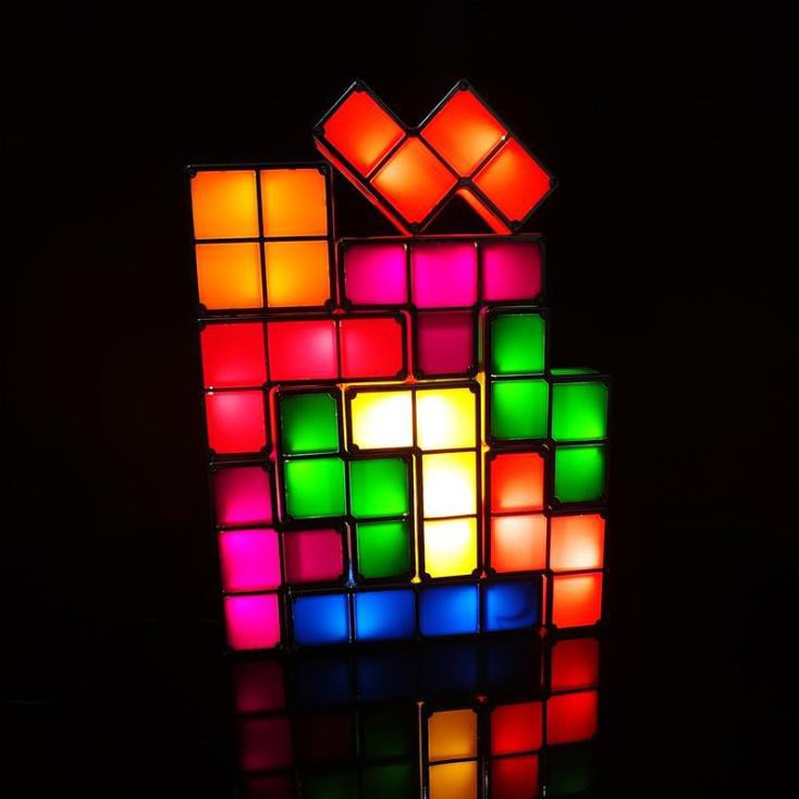 ĐÈN XẾP HÌNH TETRIS BLOCKS SÁNG TẠO