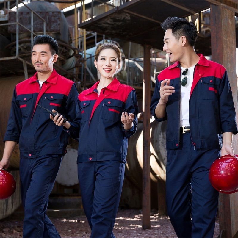 Quần áo dài tay phù hợp với sửa chữa ô tô của nam giới đứng đầu công nhân nhà máy xưởng bảo hiểm lao động chống mài mòn