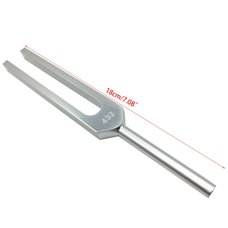 Nĩa Điều Chỉnh Âm Thanh Bằng Hợp Kim Nhôm YOUYO 432 Hz Kèm Búa Và Khăn Lau Cho Cân Bằng Hoàn Hảo