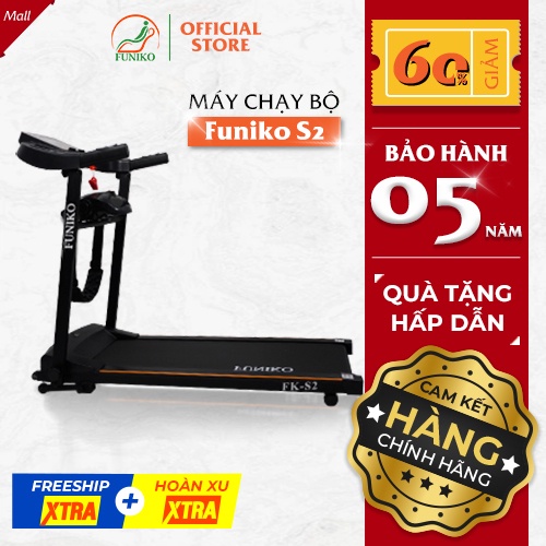 Chính hãng máy chạy bộ FUNIKO S2 bảo hành 5 năm giúp giảm mỡ tăng cơ