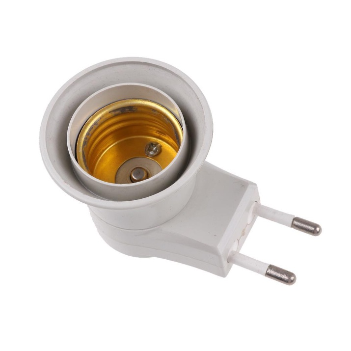 Chui Đèn E27 Sang Phích Cắm Có Công Tắc Tắt / Mở