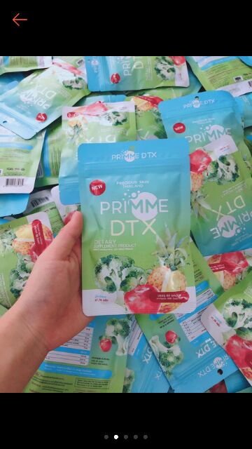 Combo 10 túi Detox prime giảm mỡ bụng Thái Lan 60 viên