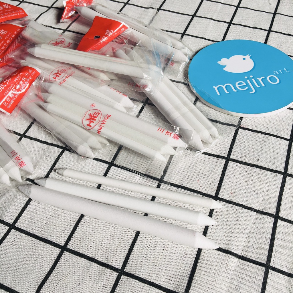 Cây blend màu, di chì bằng giấy3 size dùng blend màu chì, phấn tiên, blend phác thảo, tán màu