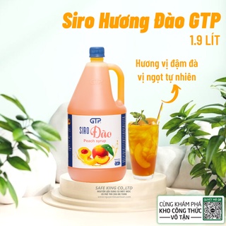 Siro Đào GTP 2.5kg Hương Vị Đậm Đà, Vị Ngọt Tự Nhiên