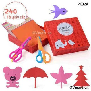 Bộ 240 tờ cắt vẽ có khuôn