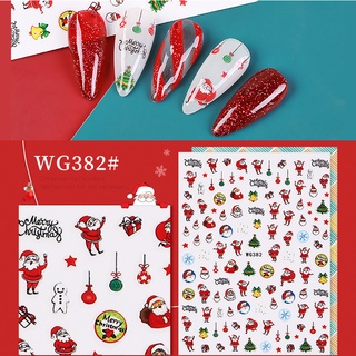 Sticker dán móng tay hình noel