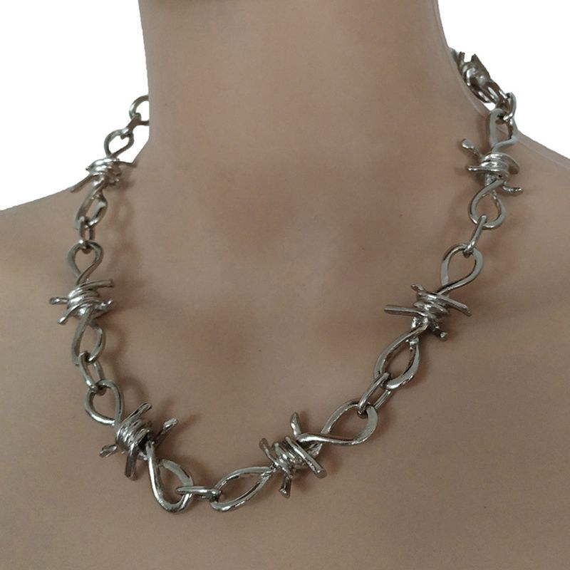 Bộ Dây Chuyền, Vòng Tay Và Nhẫn Hợp Kim Phong Cách Gothic Cho Nam
