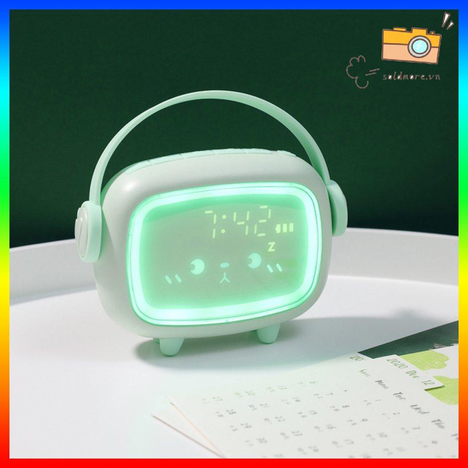 Đồng Hồ Báo Thức Có Đèn Led Cho Bé