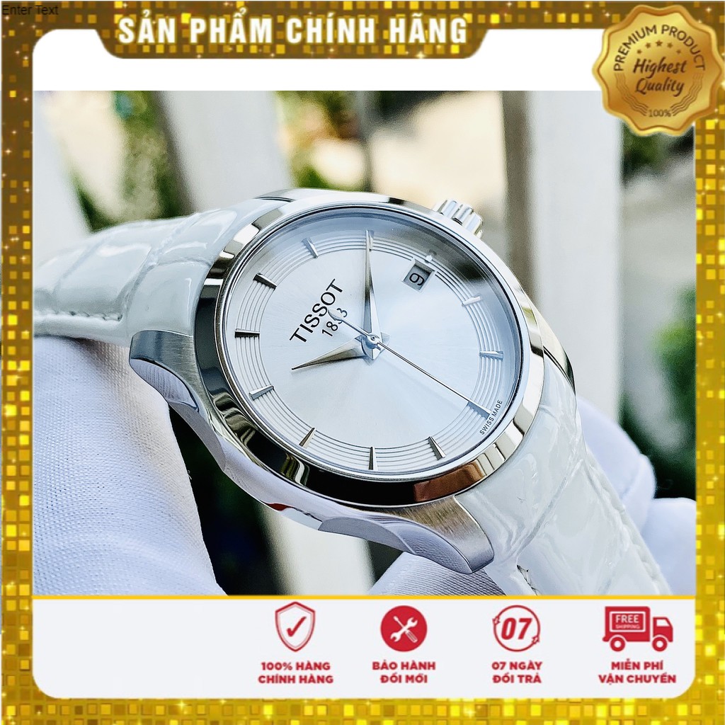 Đồng hồ nữ hiệu Tissot Couturier Quartz Silver Dial Ladies Watch T035.210.16.031.00