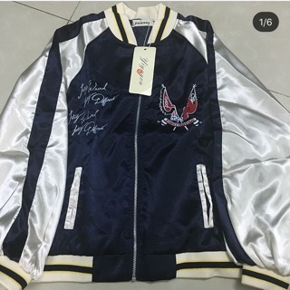 Áo khoác Bomber korea siêu xinh ( hình thật)