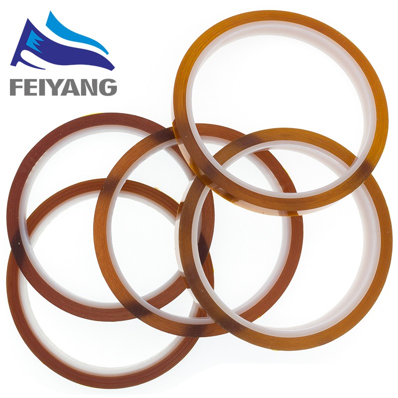 Băng keo cách điện, chịu nhiệt cao 400-500 độ chuyên dán đầu pin cách nhiệt cách điện,băng keo polyimide, Kapton