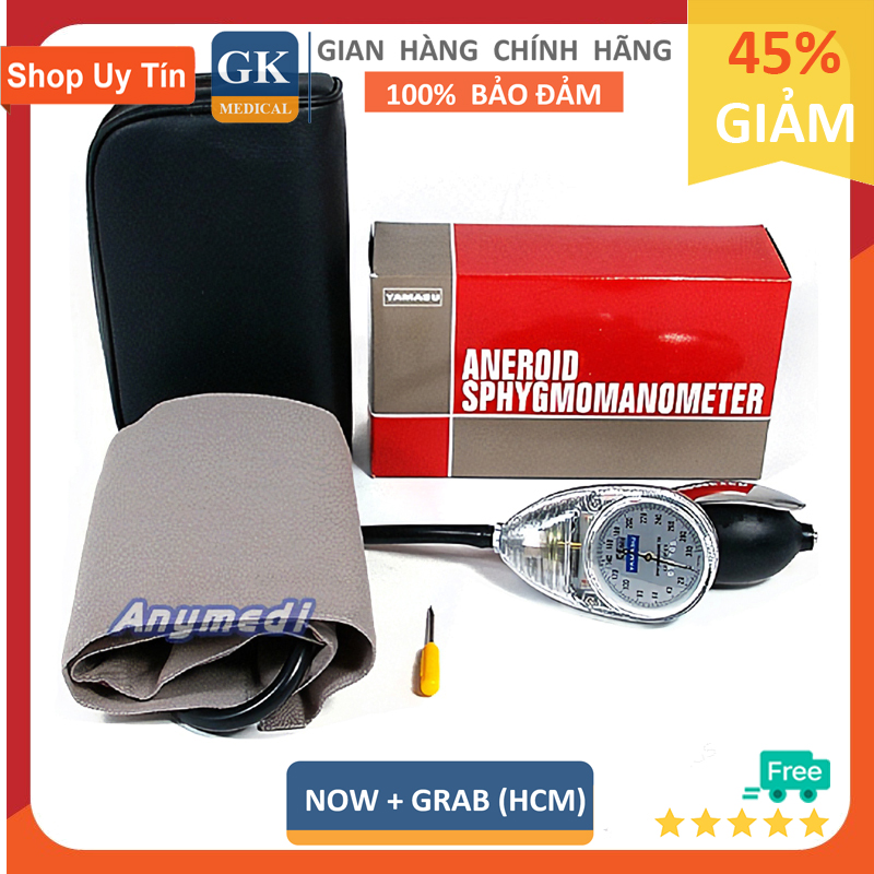 [⚡Now+Grab⚡] [TRỌN BỘ] Máy Đo Huyết Áp Cơ: Yamasu Nhật (Trọn Bộ Gồm Ống Nghe) - GK0015