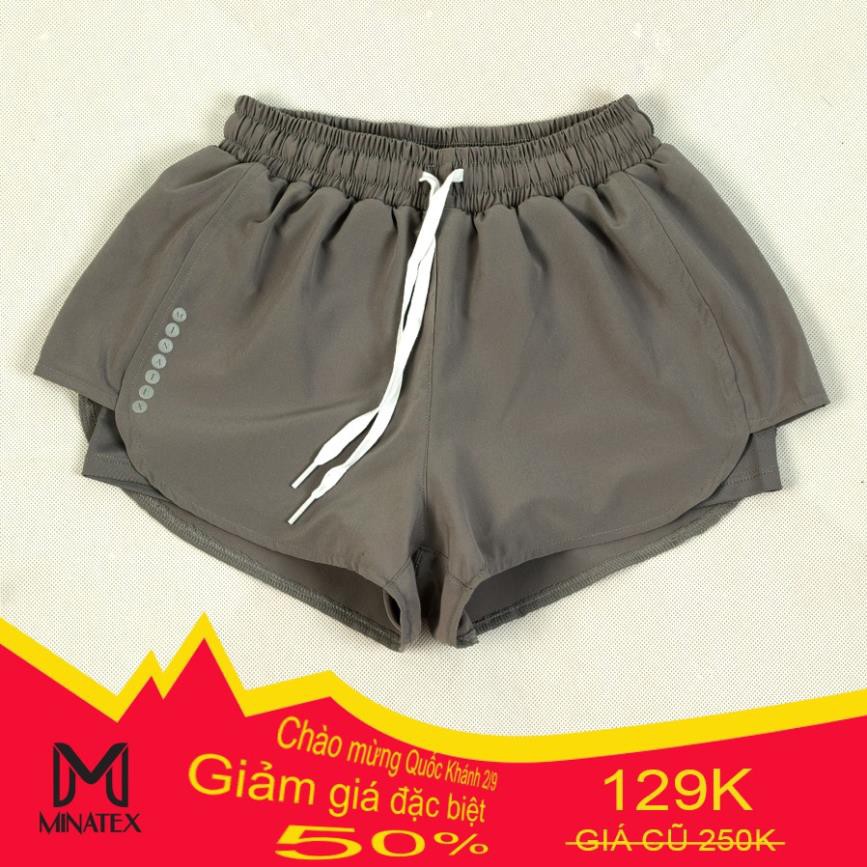 (Ảnh thật) Quần đùi bơi 2 lớp cho nữ, quần đùi thể thao nữ . ` " ! ` * | BigBuy360 - bigbuy360.vn