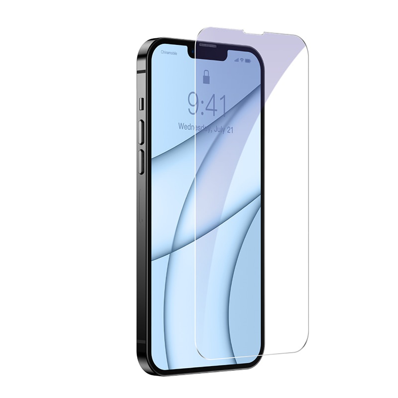 BASEUS Set 2 kính cường lực siêu mỏng 0.3mm bảo vệ màn hình cho iPhone 13 Pro 13 Max