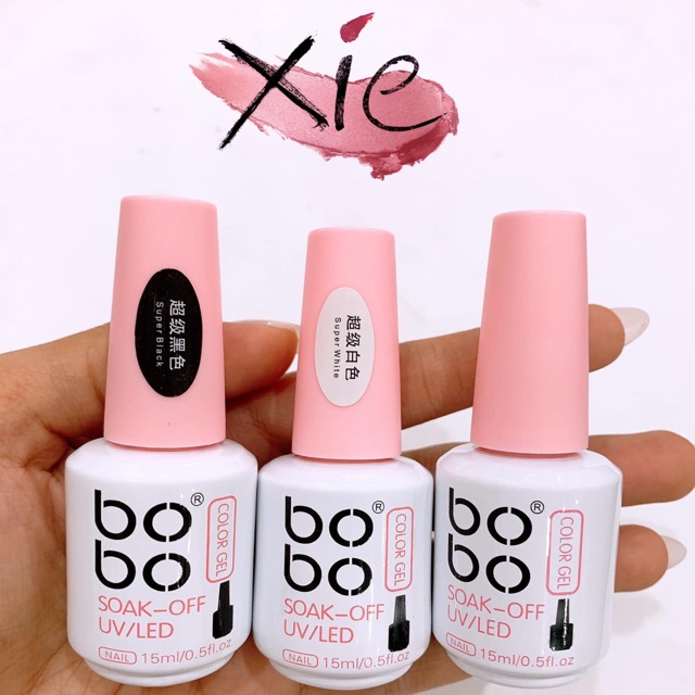 BOBO NƯỚC GẠO - TRẮNG - ĐEN - XIE dụng cụ nail&amp;mi 🥰