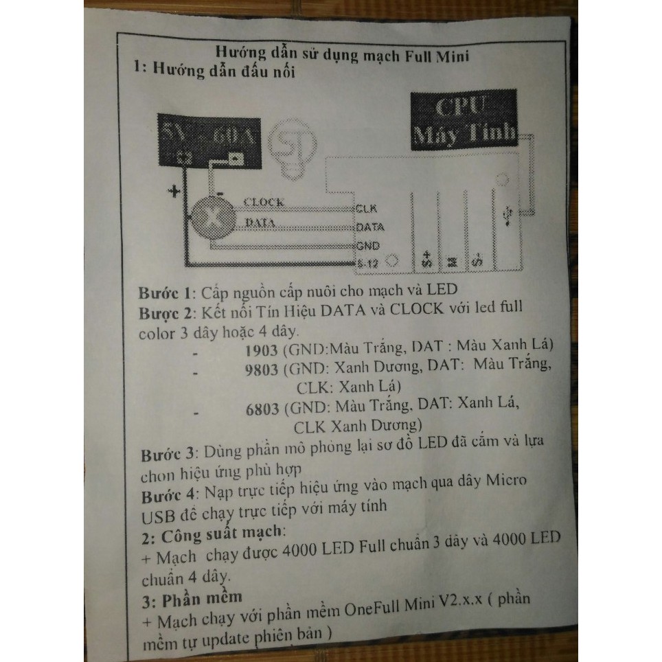 Mạch Led Ngôi Sao Full Color Trang Trí Trung Thu Noel - Điều khiển Led Đúc Full Color