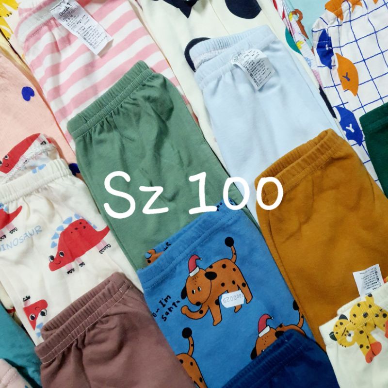 14-16kg Quần dài cotton lẻ xuất Hàn các hãng cho bé trai bé gái