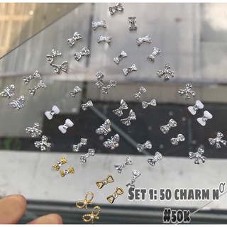 Set 50v charm nơ lộn xộn