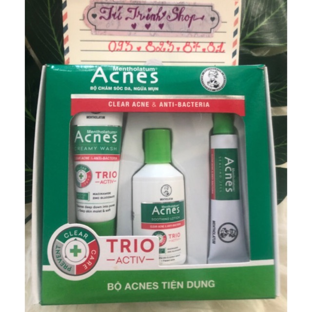 Bộ Sản Phẩm Acnes Tiện Dụng (Trial set) mini