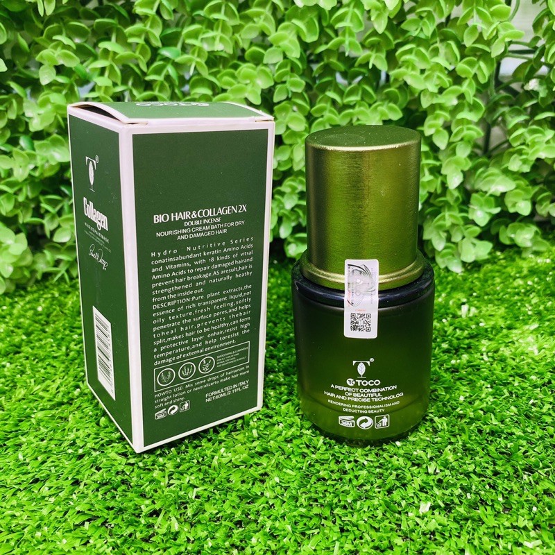 TINH DẦU DƯỠNG TÓC TOCO COLLAGEN  60ml - SIÊU PHỤC HỒI TÓC HƯ TỔN