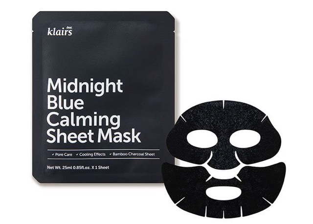 Mặt Nạ Cấp Ẩm và Phục Hồi Da Klairs Midnight Blue Calming Sheet Mask 25ml