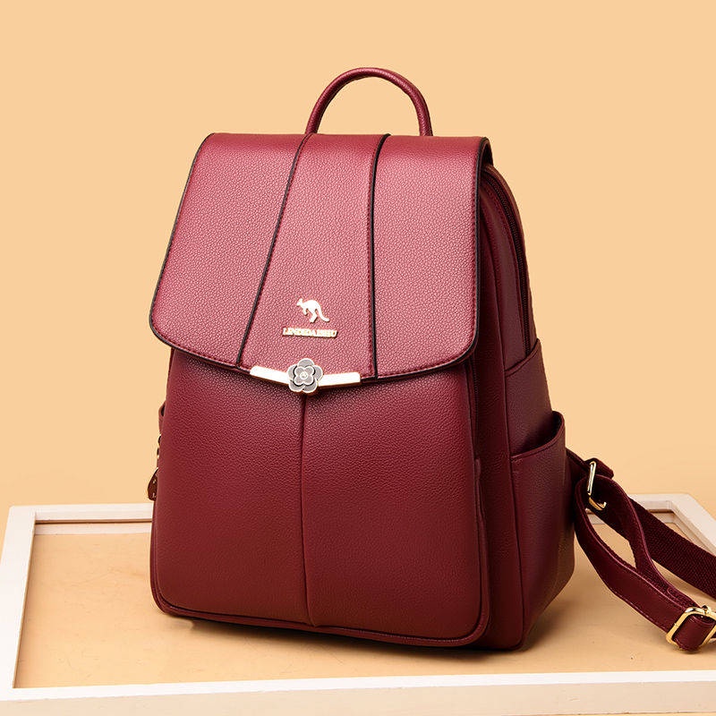 Ba Lô Da Mềm Thời Trang Hàn Cho Nữ