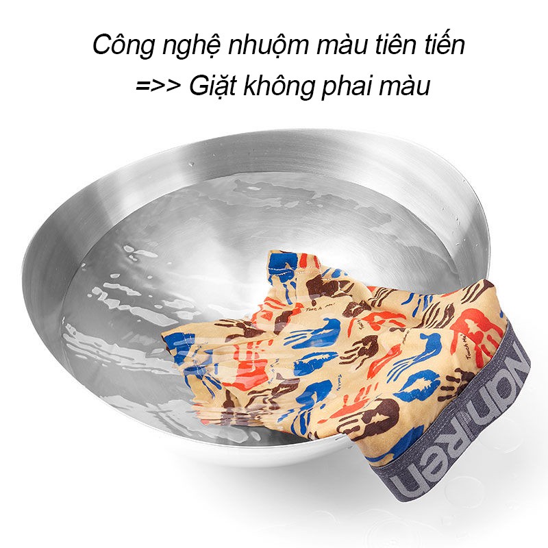 Combo Quần Lót Boxer Nam Vải Cotton Cao Cấp Mềm Mịn Thoáng Khí Kháng Khuẩn Chuẩn Y Tế - MSP L217