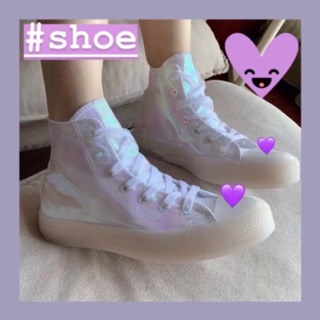 Giày cổ cao Hologram Ulzzang 🌈