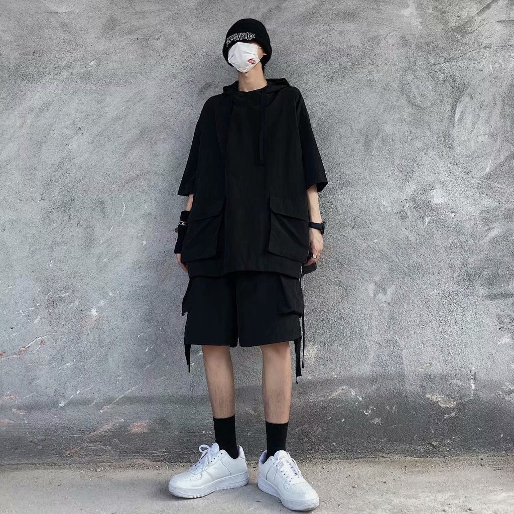 Bộ Áo Hoodie Và Quần Short Phong Cách Năng Động Thời Trang Cho Nam (Có Bán Lẻ)
