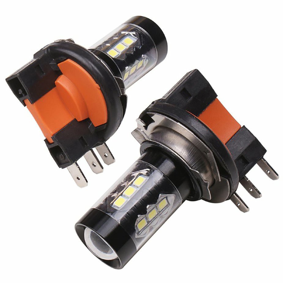 Đèn pha LED 16 bóng H15 80W chống sương mù cho ô tô