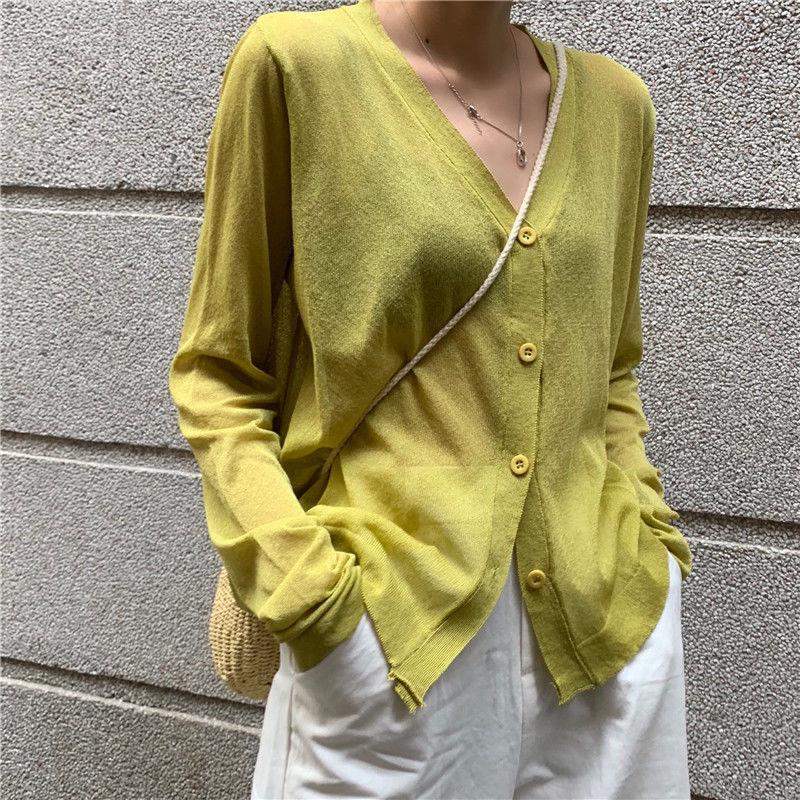 Áo khoác sơ mi mỏng chống nắng thời trang