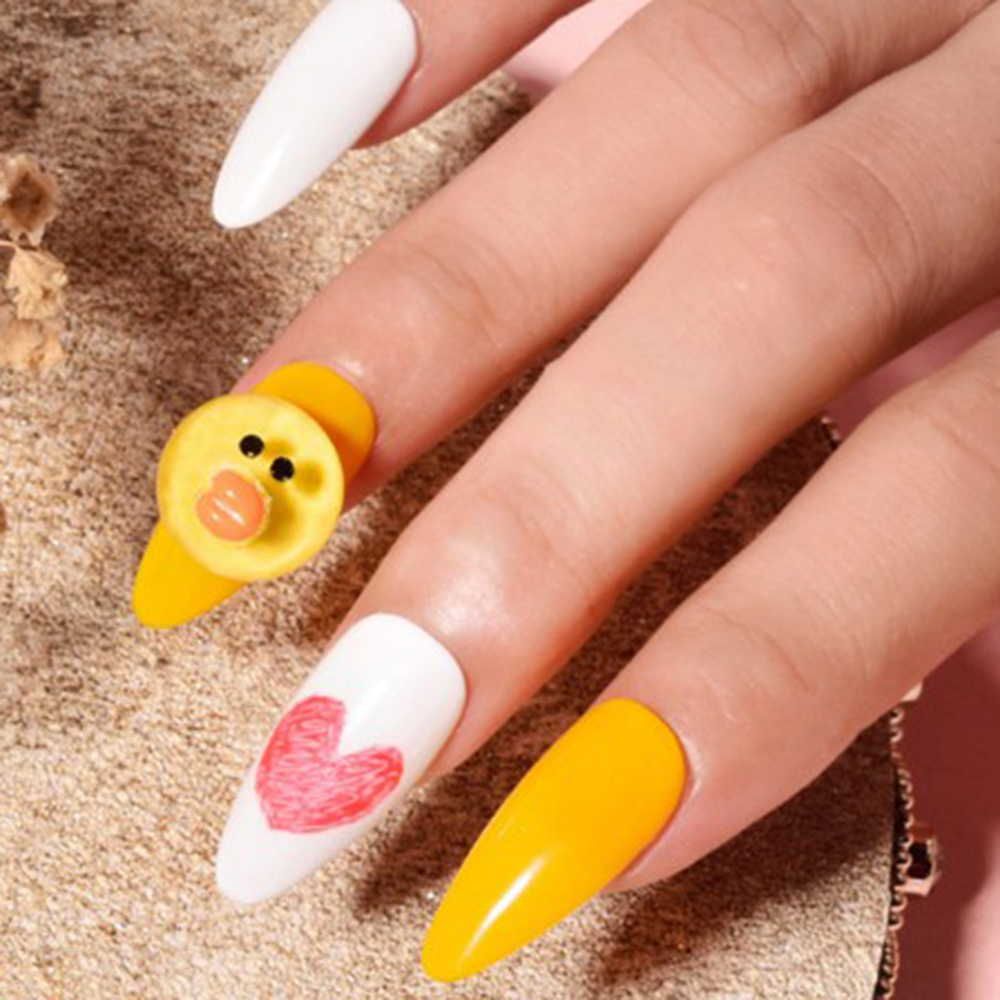 Phụ kiện trang trí móng tay nghệ thuật DIY nhiều hình dạng 3D tùy chọn đáng yêu