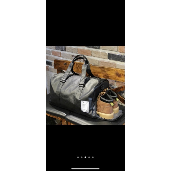 Túi Xách Du Lịch Da Size Lớn Thể Thao Da Cao Cấp Có Ngăn Đựng Giày Superbag 265