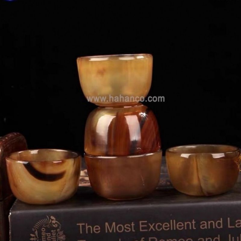 Chén Sừng uống r ượu , uống trà thanh nhiệt giải độc