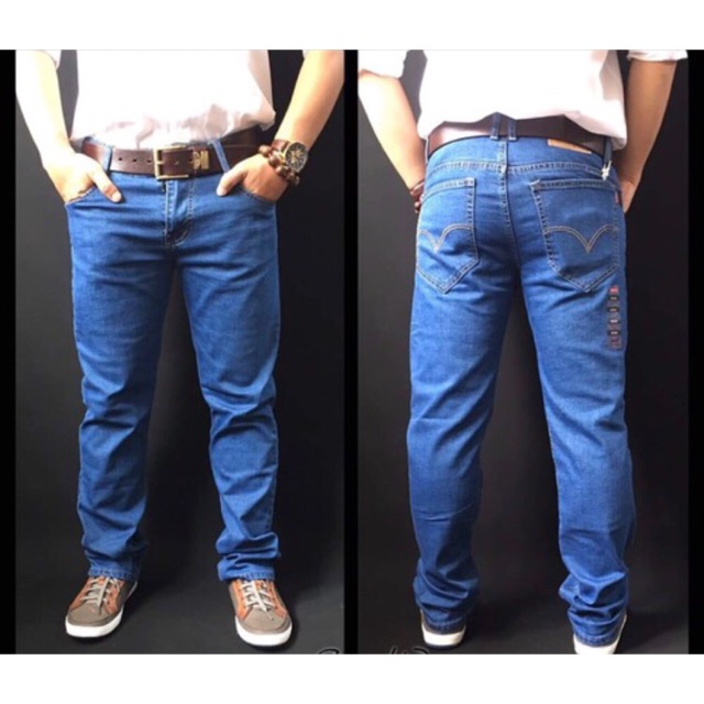 Quần Jeans Dài ống suông trung niên LD28