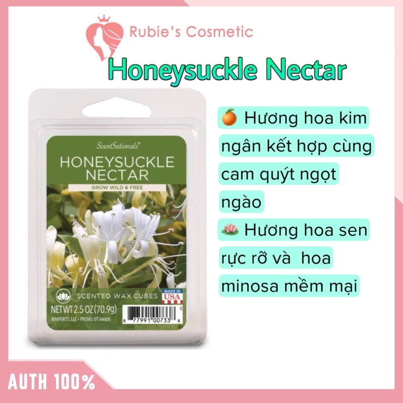 Made in US wax melt Sáp thơm tan chảy hương nước hoa ScentSationals, 1 vỉ 6 viên