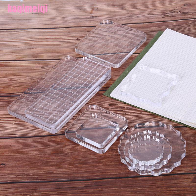 Con Dấu Trong Suốt Bằng Acrylic Dùng Để Trang Trí Album Thủ Công Diy