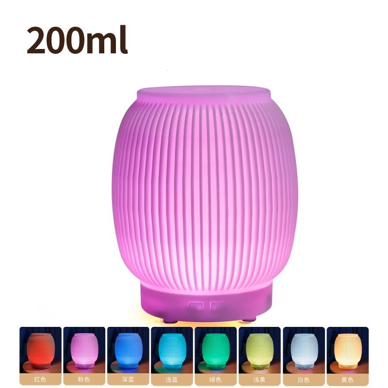 Máy phun sương tạo độ ẩm Fnelse khuếch tán tinh dầu bằng sóng siêu âm thiết kế hình đèn lồng 200ml