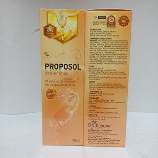 DUNG DỊCH XỊT RỬA MŨI KEO ONG PROPOSOL
