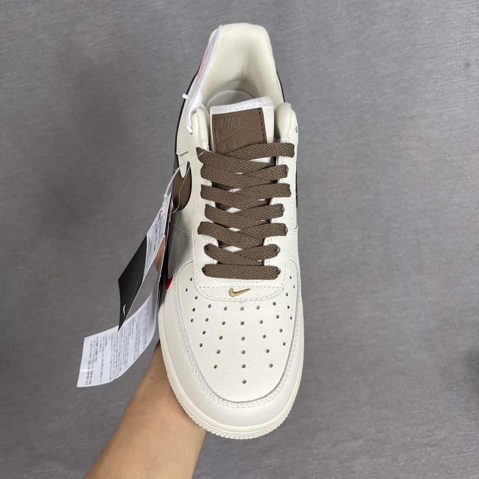 Giày Nike_Air Force 1 Nam Nữ, Giày AF1 Vệt Nâu Hàng Đẹp Full Box Đủ Size 36-43 Full Box, Bill