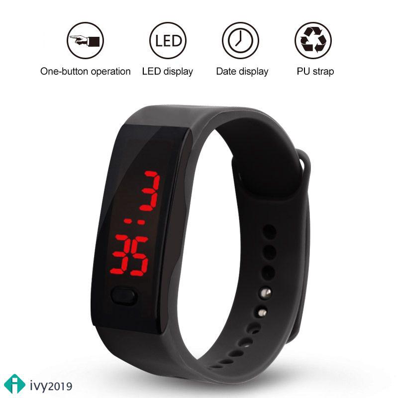 Đồng hồ điện tử cho trẻ em có đèn LED