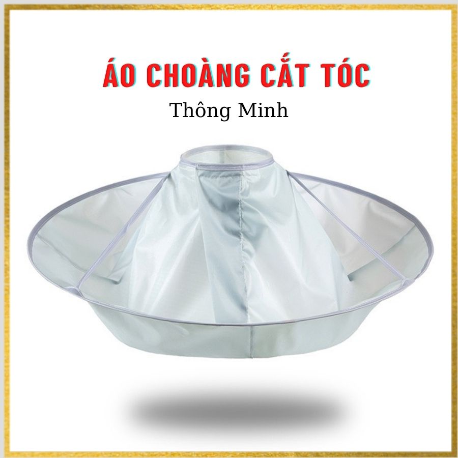 Áo choàng cắt tóc thông minh, vải cao cấp, chống thấm nước cực tốt