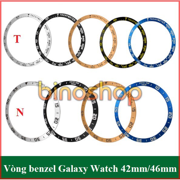 [Skin nhôm] Vòng benzel cho đồng hồ thông minh Samsung Galaxy watch