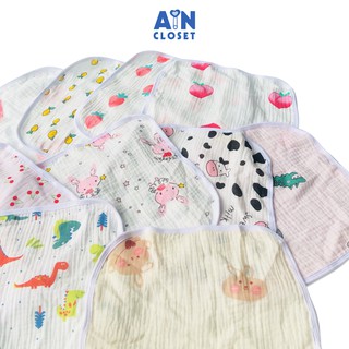 Set 10 khăn tay cho bé xô muslin 25x25 cm aicdbt2x24ao ain closet - ảnh sản phẩm 6