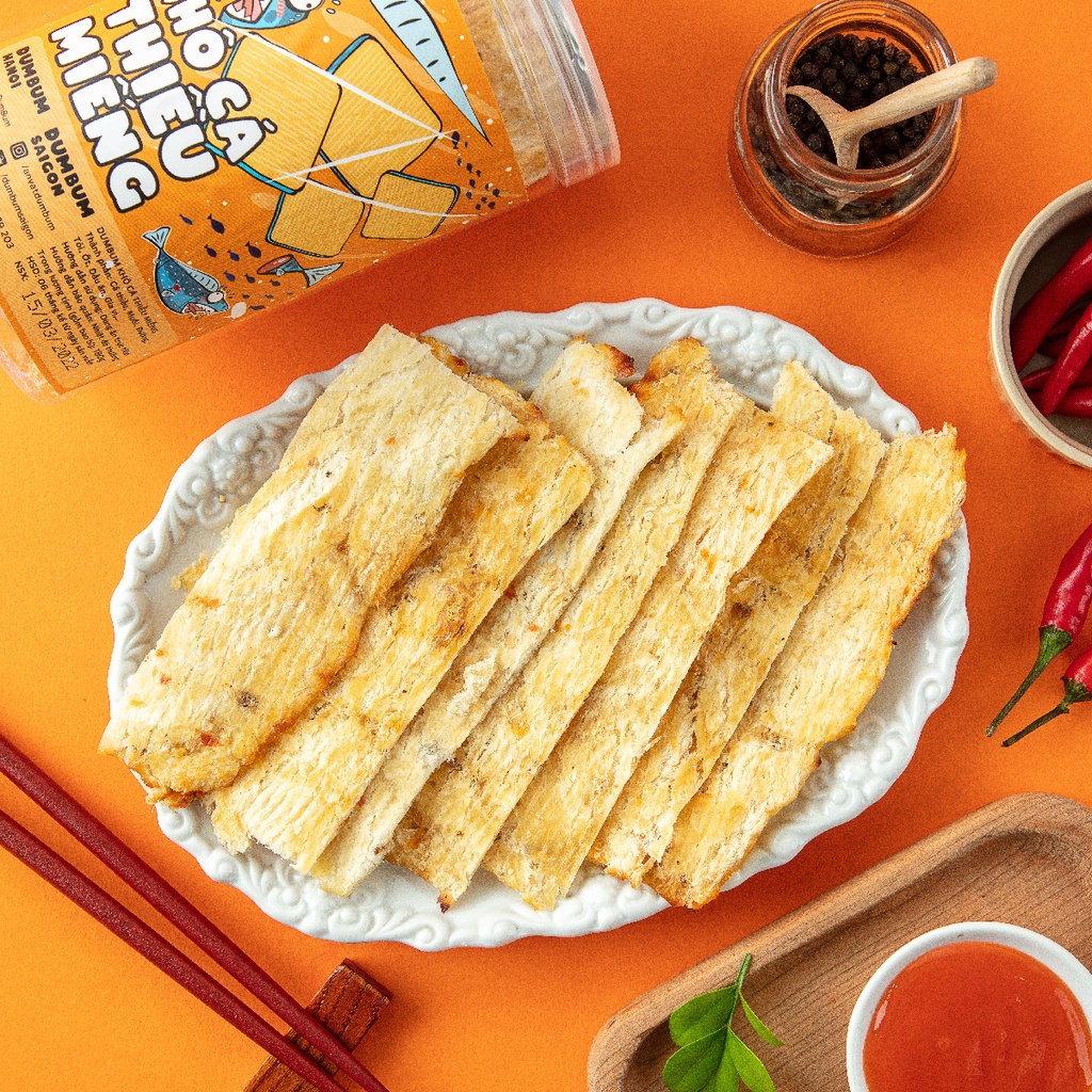 Khô cá thiều miếng DumBum 200g đồ ăn vặt Hà Nội