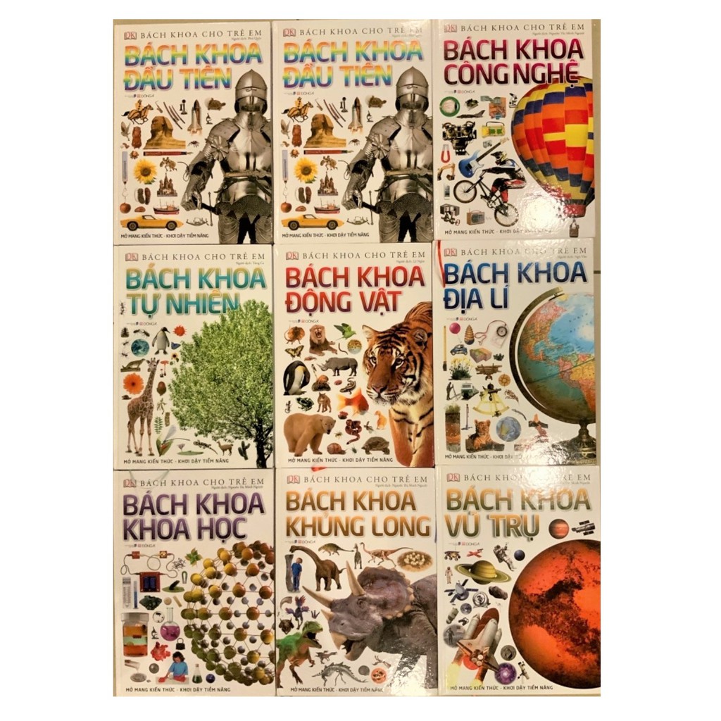 Sách - Combo Bách Khoa Cho Trẻ Em (Trọn Bộ 9 Cuốn)