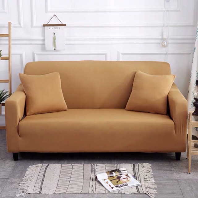 VẢI GA BỌC SOFA màu caramel cho sofa L sofa 1,2,3,4 chỗ