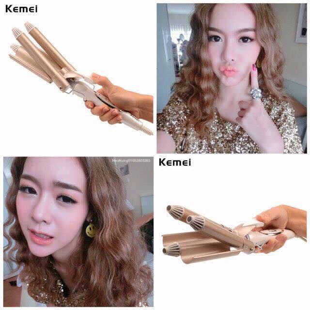 Máy sóng tóc kemei. Hàng chính hãng, nhiệt cao nóng nhanh dùng thích nha