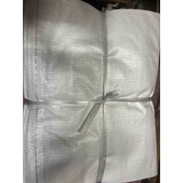 Bao tải dứa 100 cai- bao đựng gạo  5kg -10kg -25kgtrong suốt