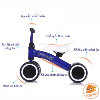 Xe chòi chân, xe thăng bằng 4 bánh cho bé 1-3 tuổi - .